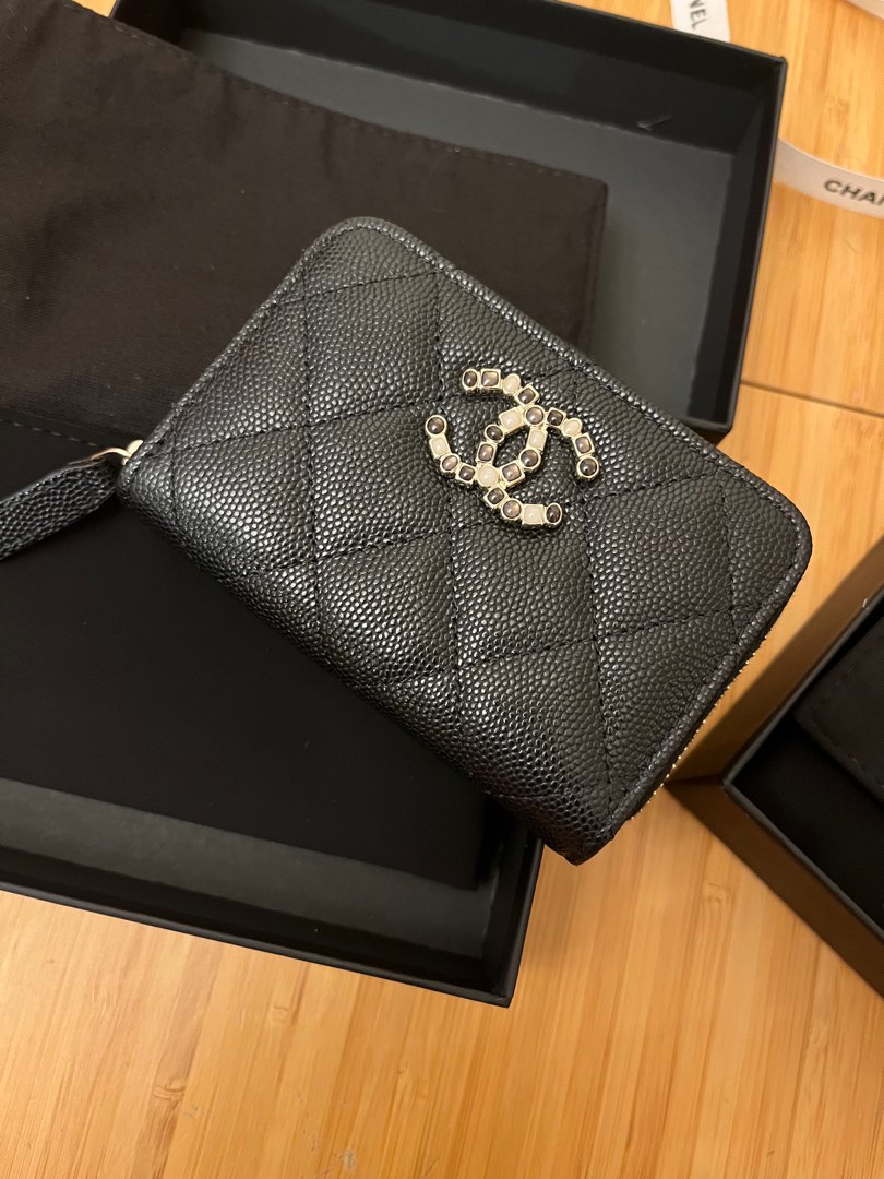 CHANEL 2023-24FW CHANEL ☆ZIPPED COIN PURSE ☆AP3521 B13763 94305 in 2023