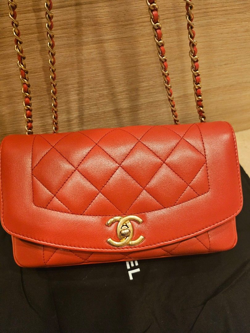Chanel Diana Flap 23cm (reissue), Luxury, Bags & Wallets on Carousell