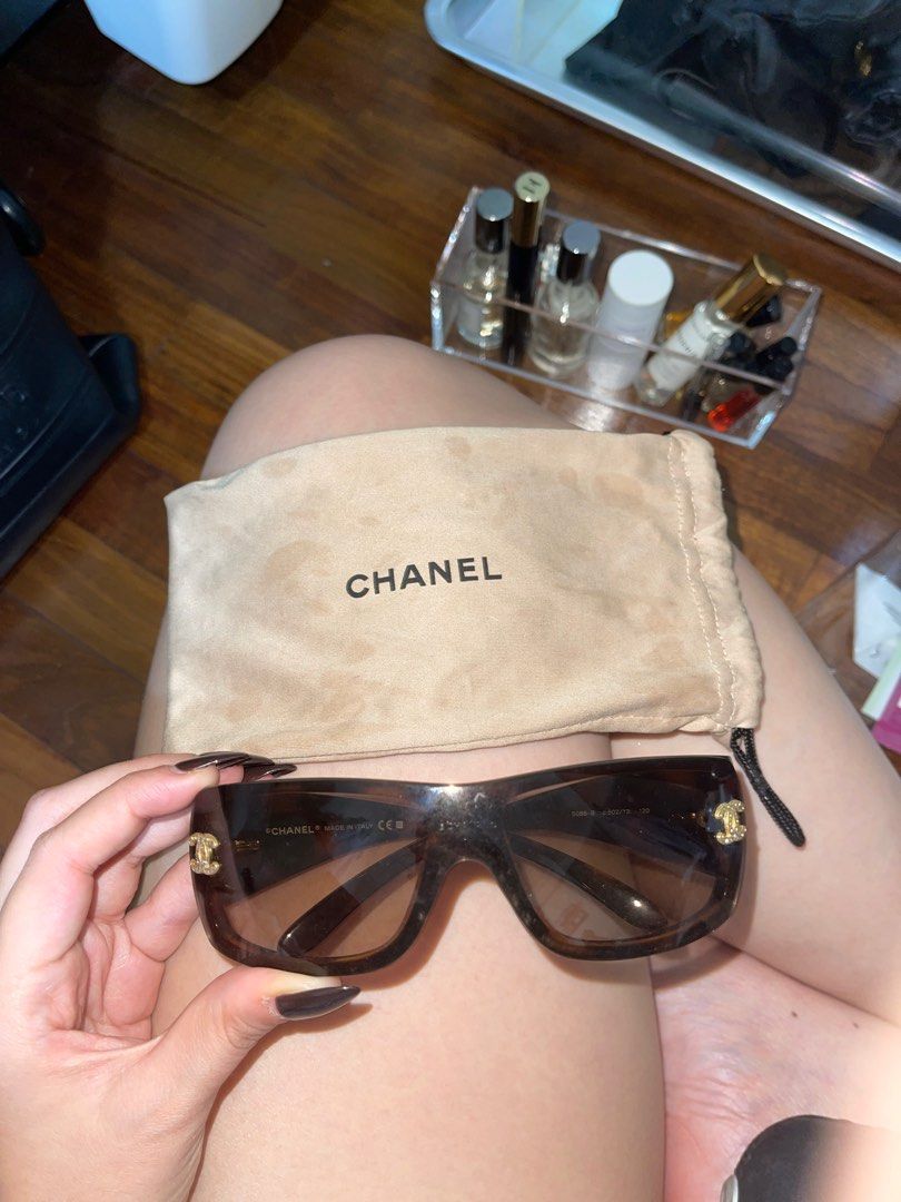Chanel Vintage Sunglasses, Women's Fashion, Watches & Accessories,  Sunglasses & Eyewear on Carousell