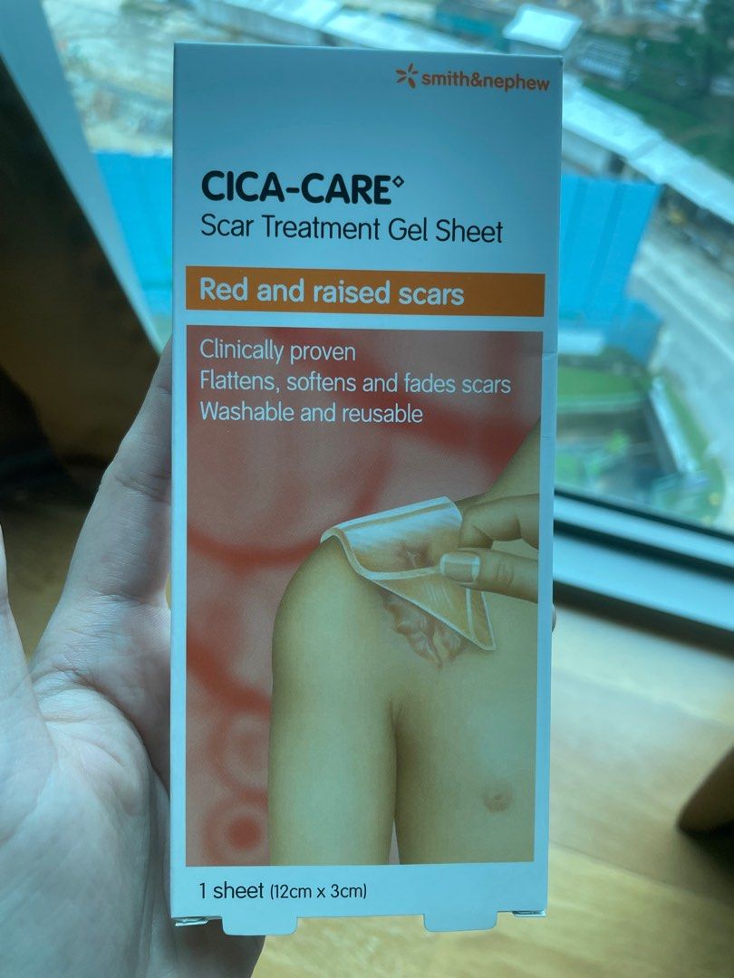 Cicacare scar treatment gel sheet, Health & Nutrition, Medical