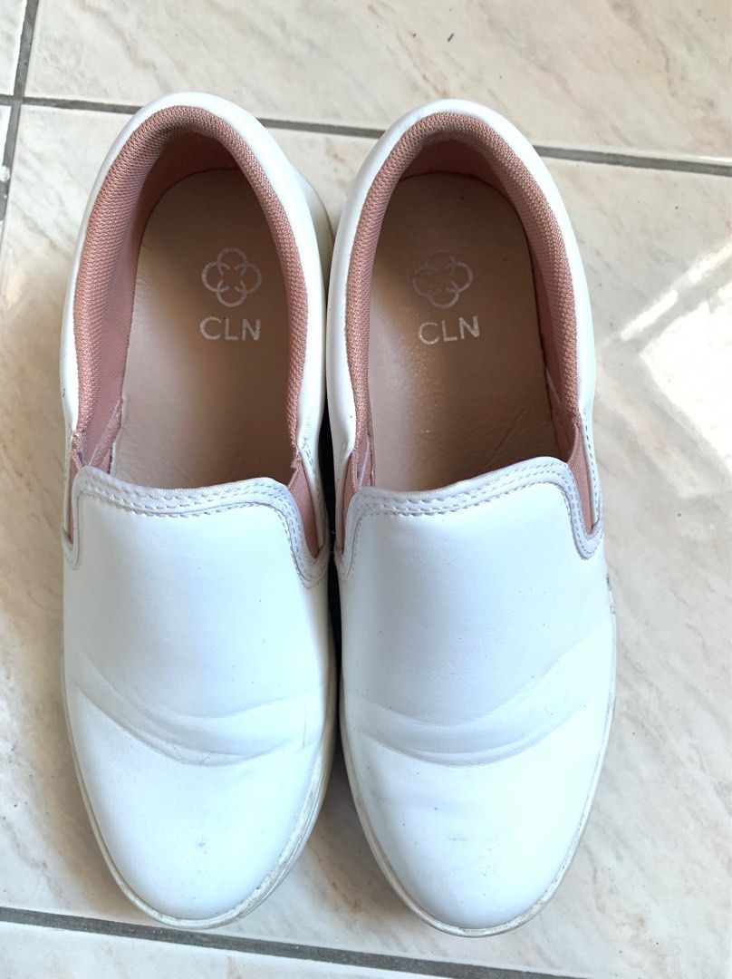 cln white shoes
