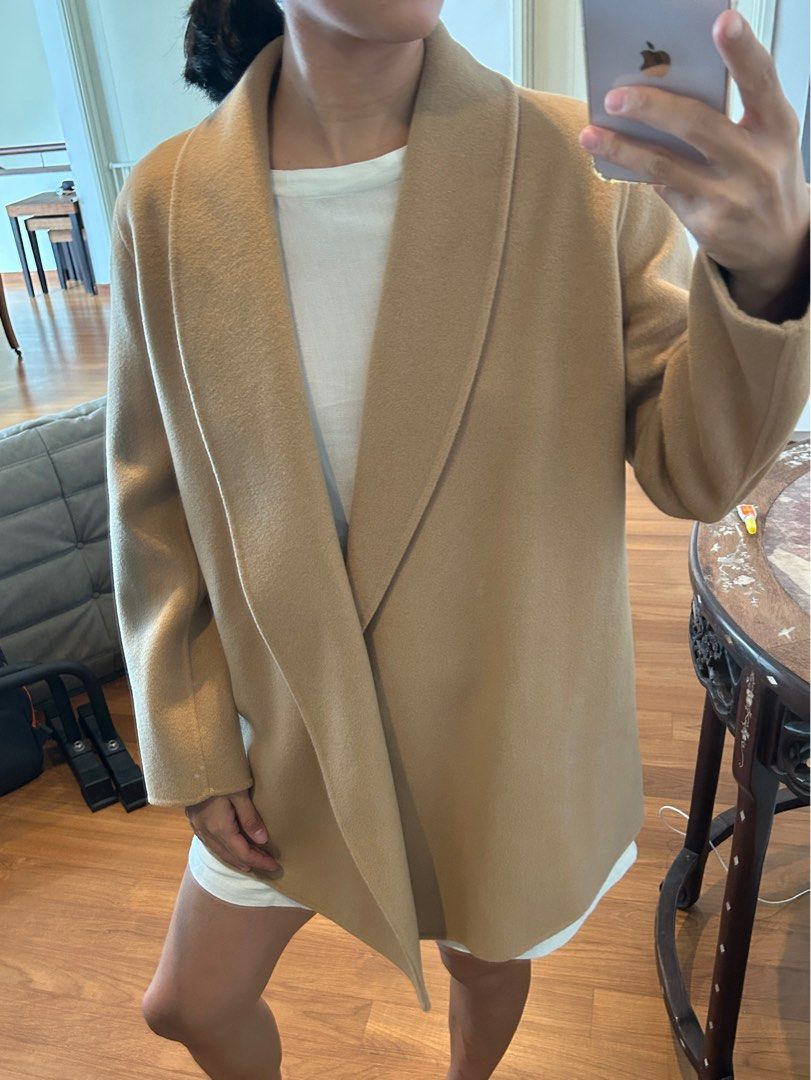 Cashmere camel blazer discount