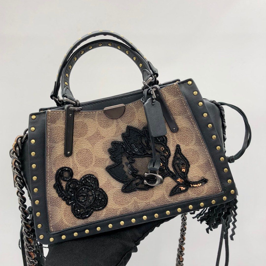 COACH Dreamer 21 Signature Tassel Bag