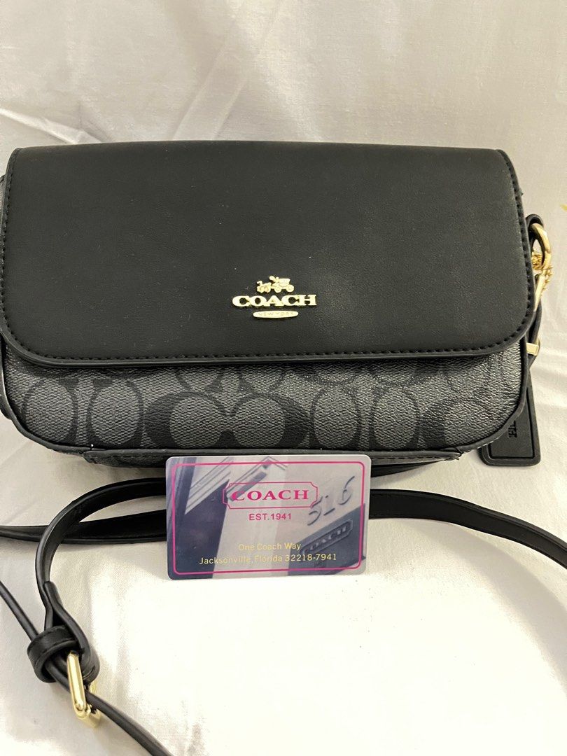 COACH black mini sling bag Women s Fashion Bags Wallets Cross