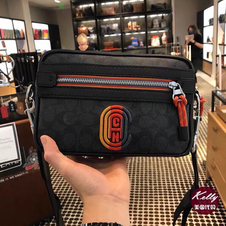Coach varsity academy slingbag crossbody Men s Fashion Bags