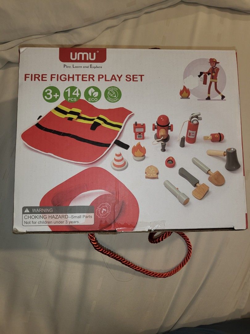 Complete Fireman Firefighter Play Set, Hobbies & Toys, Toys & Games on ...