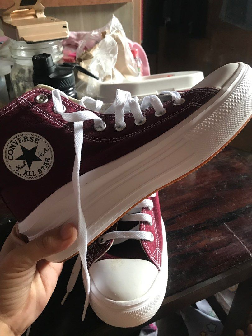 Converse All Star Move Platform (Category: Sneakers) located in Umingan. Submitted by sndra12 (Listing ID 1257507317, Image 2). Description: Original price: 5k No box 25.5cm Free shipping.