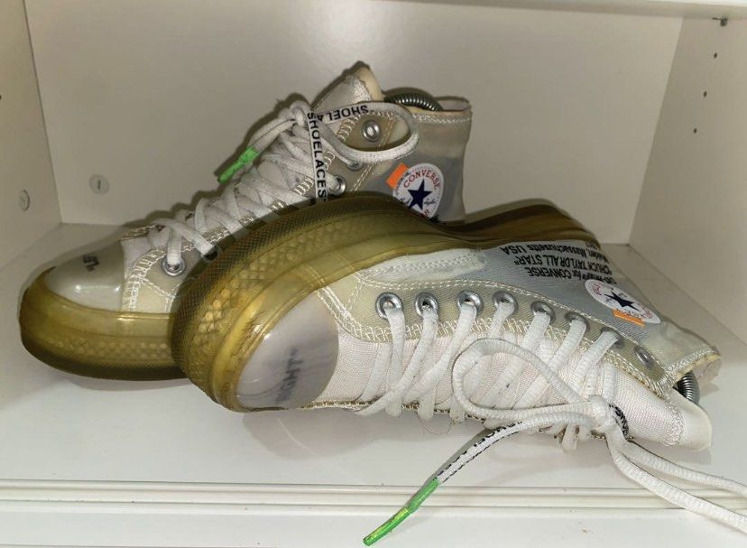 Off white converse sample store
