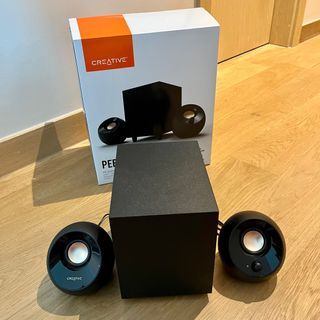 Creative Pebble Plus 2.1 USB-Powered Desktop Speakers with Down-Firing Subwoofer
