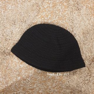 Crochet Plain Bucket Hat