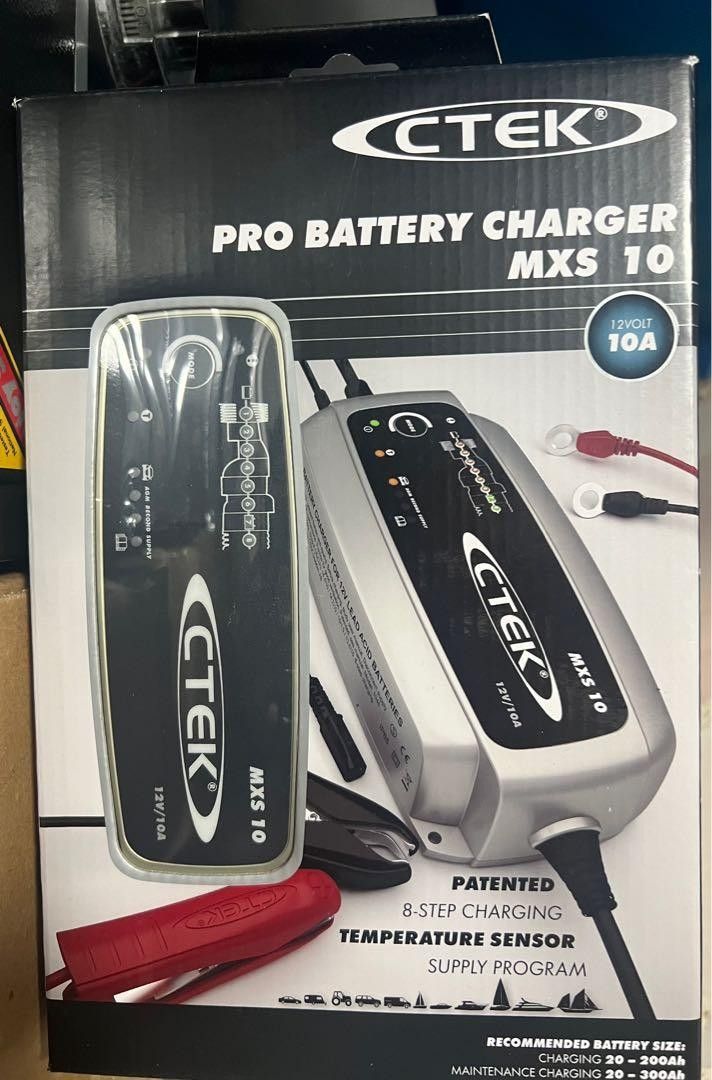 CTEK MXS 10 12V 10A Professional Battery Charger, Car Accessories,  Accessories on Carousell