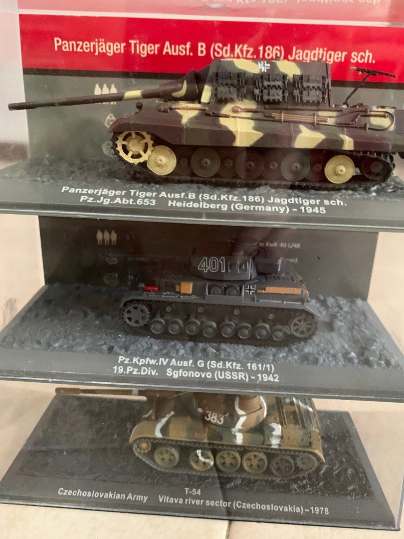 Deagostini Diecast Combat Tanks Collection #1,3,4, 6-11, Hobbies & Toys ...