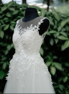 Designer Wedding Gown  by Debbie Co