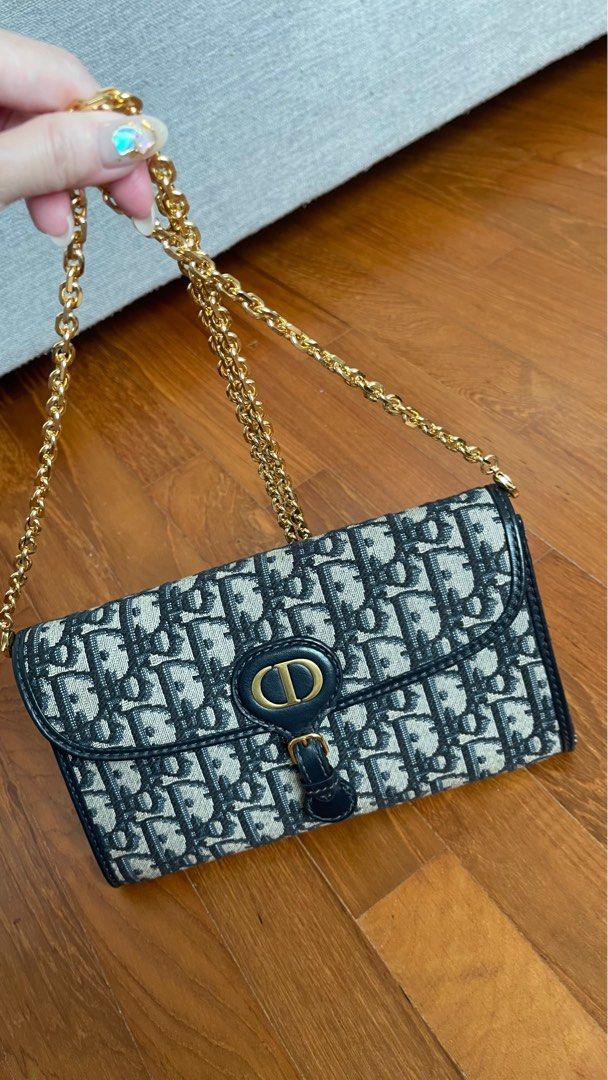 Dior Bobby East West Pouch with chain, Luxury, Bags Wallets on