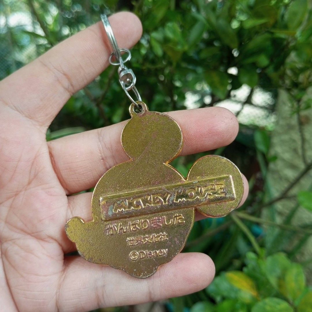Mickey mouse metal keychain top