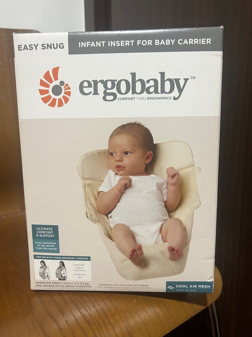 Ergobaby Infant Insert Babies Kids Going Out Carriers