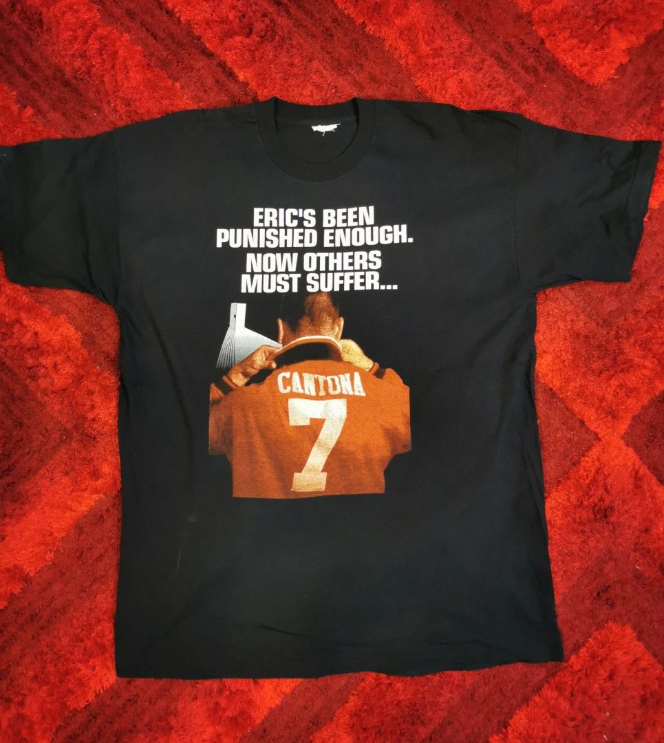 King Eric Cantona 7 Manchester United Vintage T Shirt Classic T