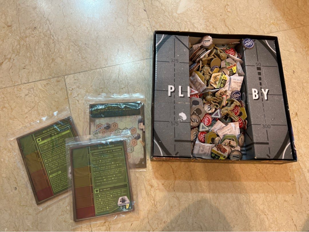 Fallout Board Game with New California Expansion and Atomic Bonds, Hobbies & Toys, Toys & Games