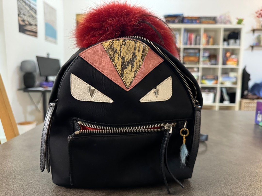 Fendi mini on sale monster backpack