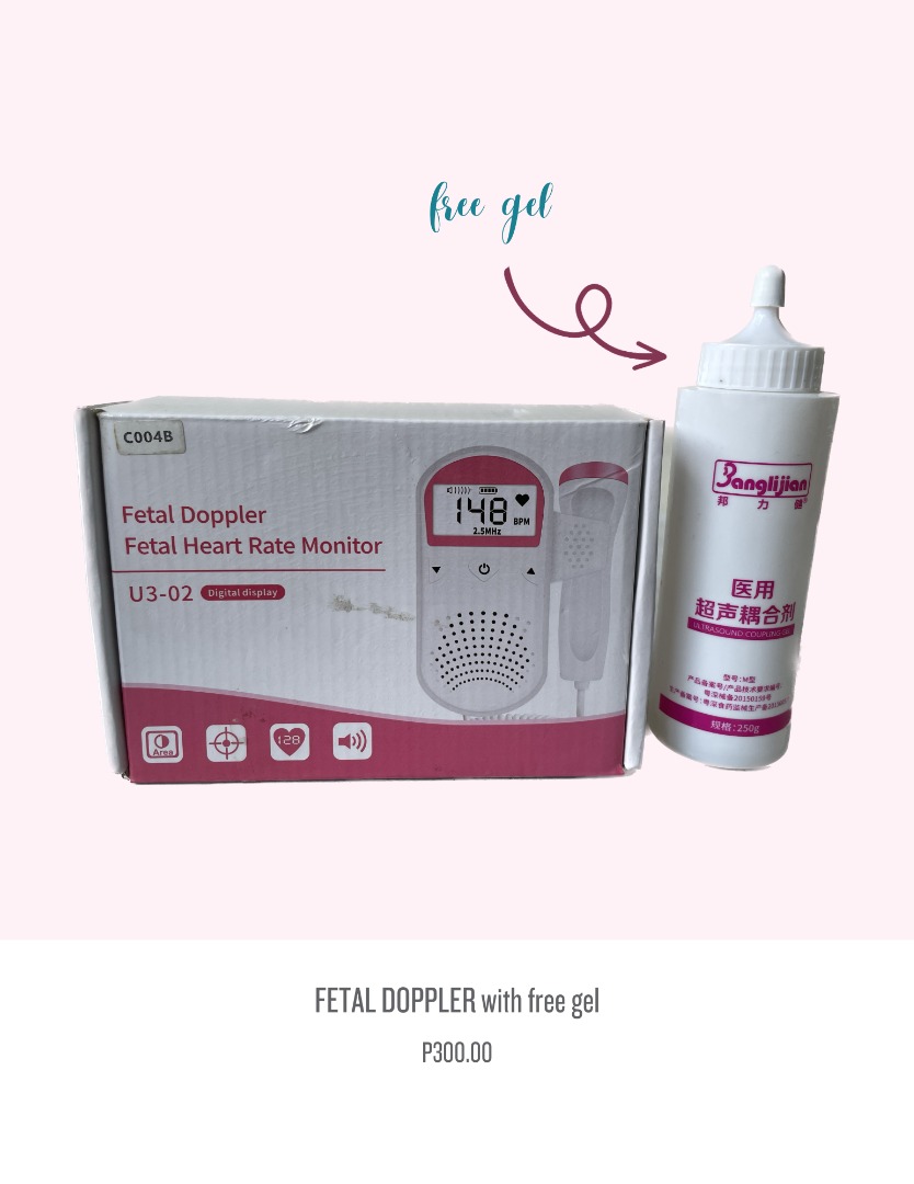 FETAL DOPPLER with free gel, Babies & Kids, Maternity Care on Carousell