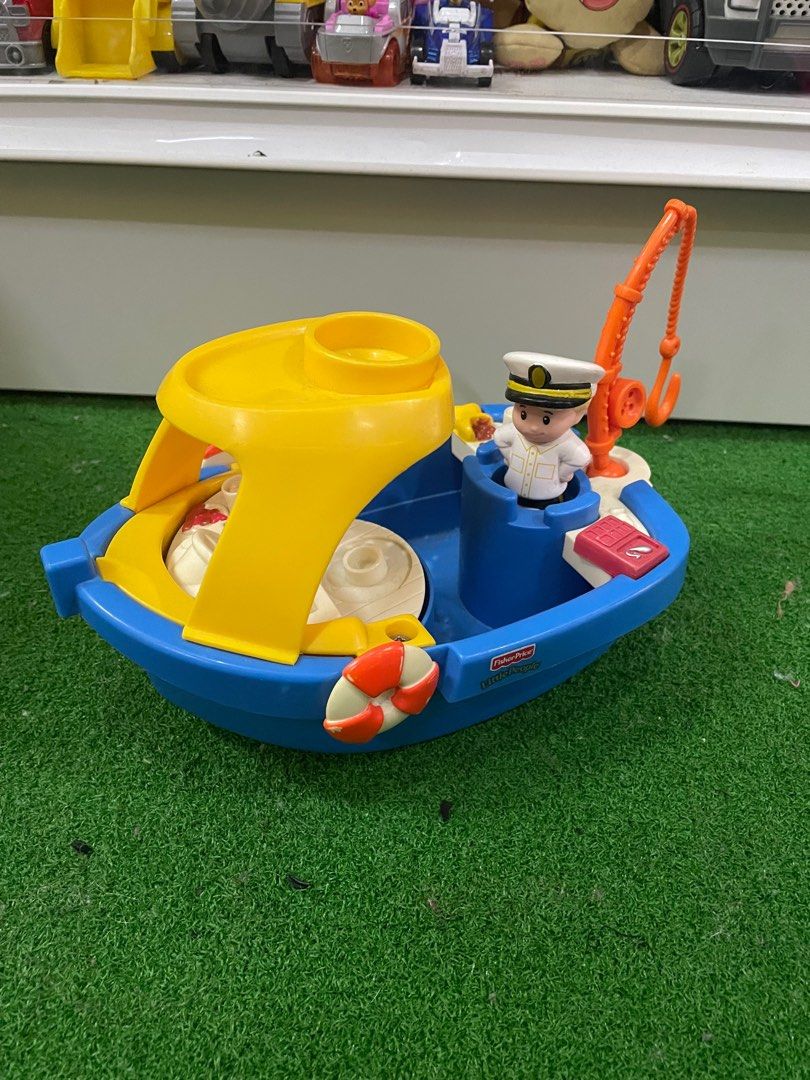 2007 Fisher Price Little People Fishing Boat