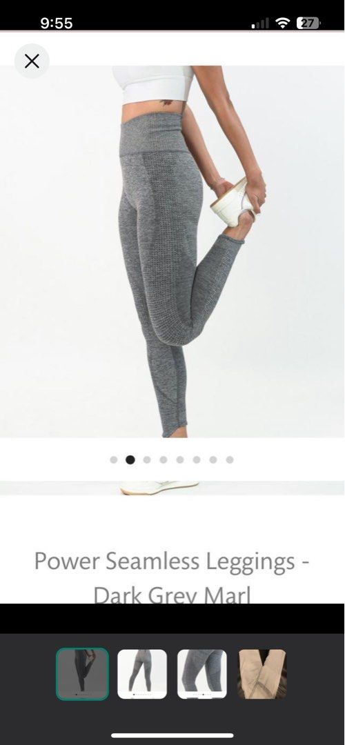 Low rise gym leggings top
