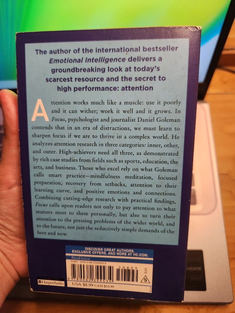 Focus By Daniel Goleman Hobbies Toys Books Magazines Fiction