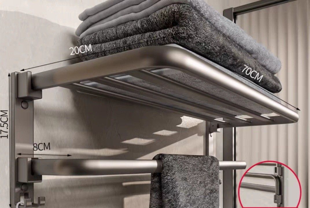 Foldable tower rack, Furniture & Home Living, Bathroom & Kitchen ...