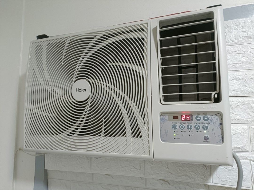For sale Haier brand aircon 1.5hp with power savings tipid sa kuryente