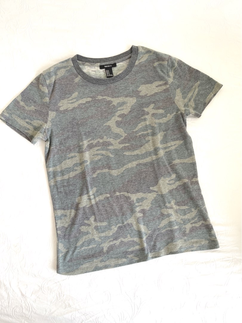 Camo shirts for cheap womens forever 21