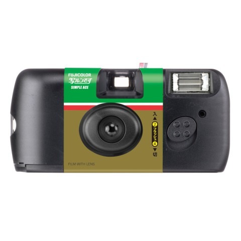 FUJIFILM 35mm Disposable Single Use Film Camera Simple Ace - ISO 400 ...