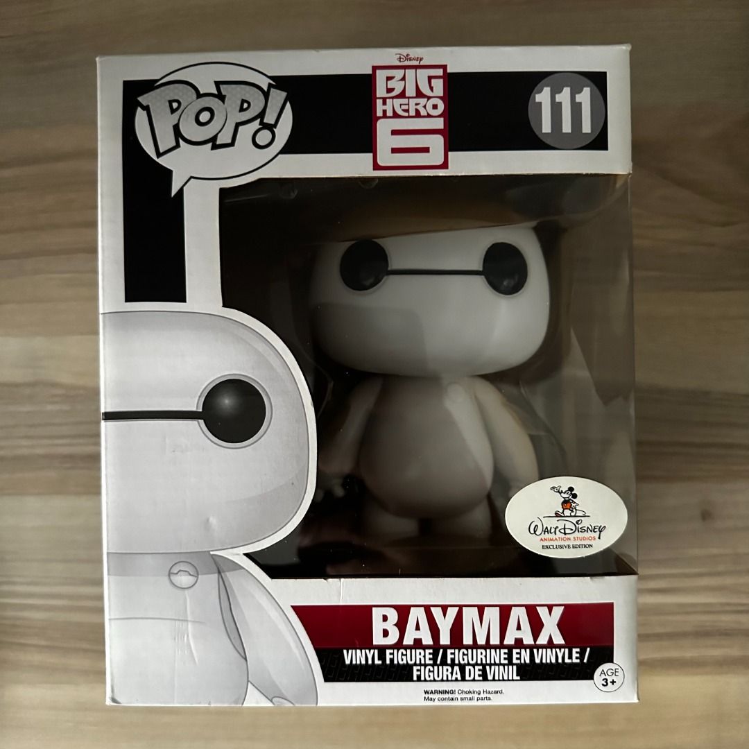 Funko Pop 111 Baymax Walt Disney Animation Studio Exclusive