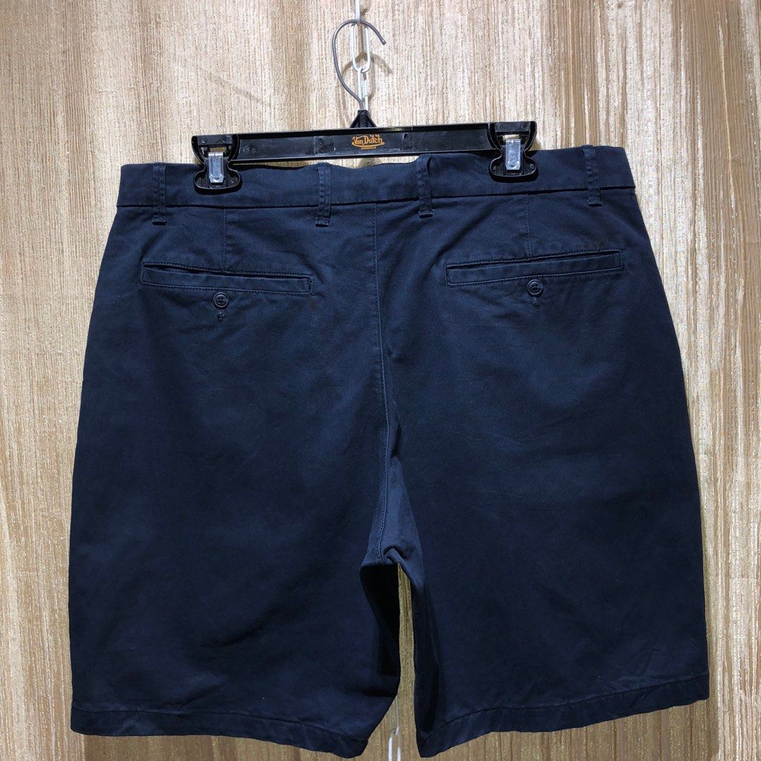 GAP USA MEN S KHAKI COTTON WALKING SHORTS COLOR NAVY BLUE