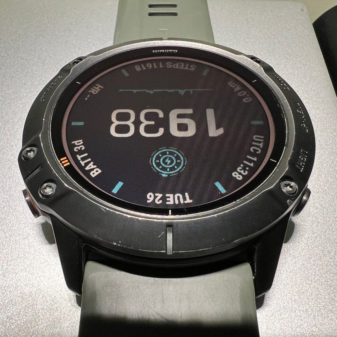 Garmin fenix 6x pro solar sports smart watch no touchscreen and long battery life