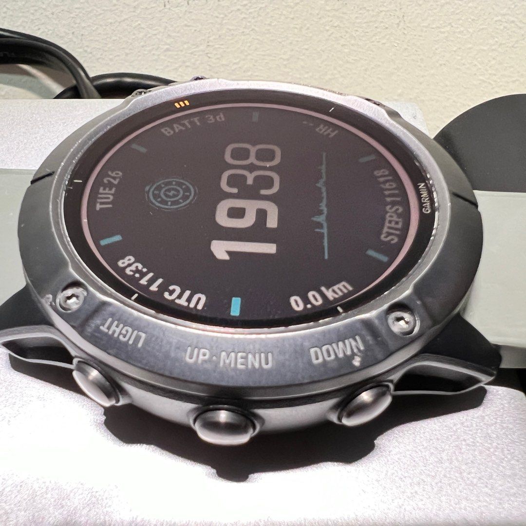 Garmin fenix 6x pro solar sports smart watch no touchscreen and