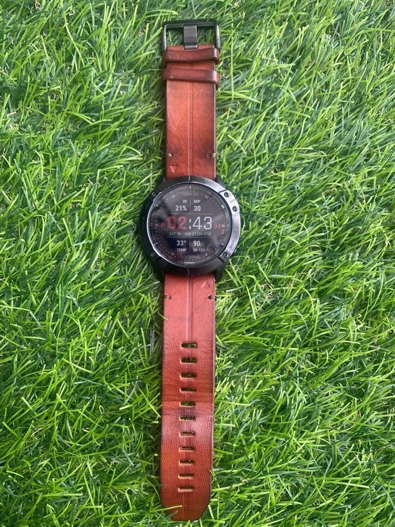 Garmin chestnut leather 2025 band