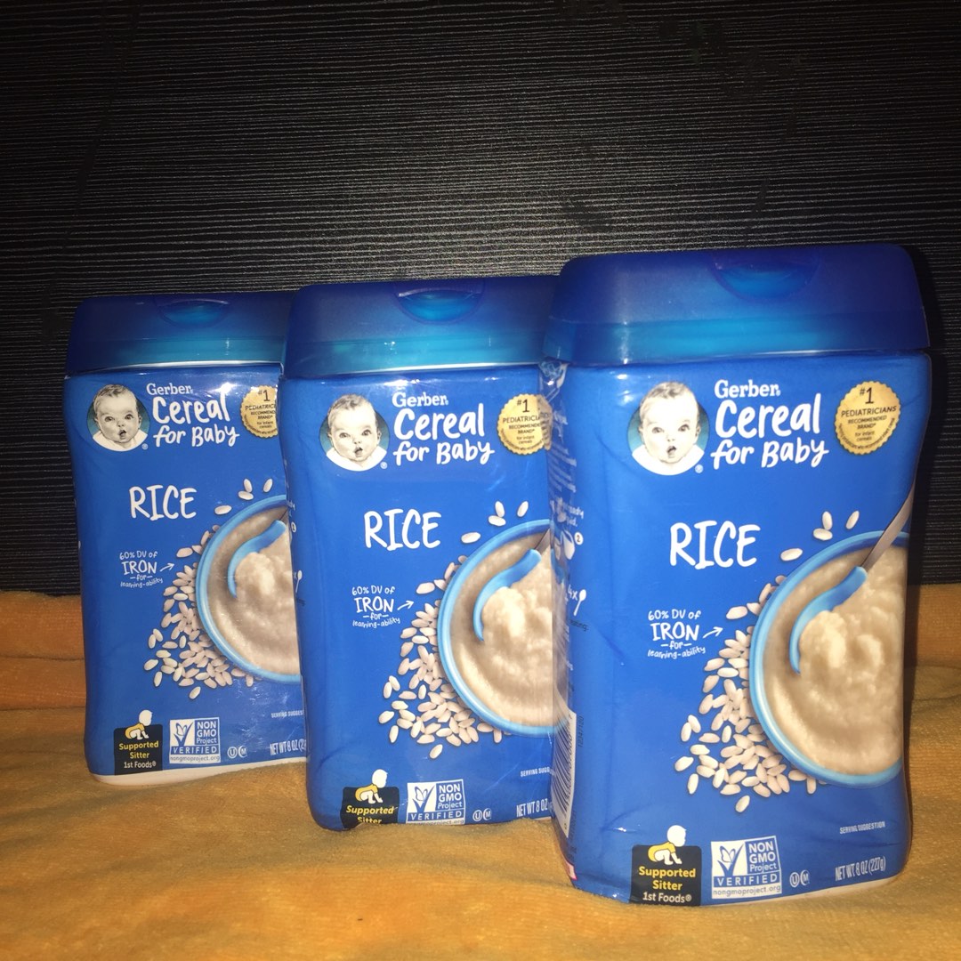 GERBER Rice Cereal for baby (3 SET for P870), Babies & Kids, Nursing