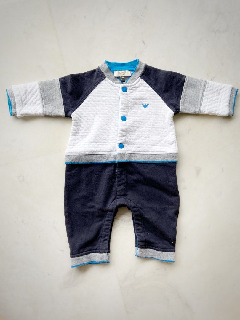 Newborn baby boy armani clothes hotsell