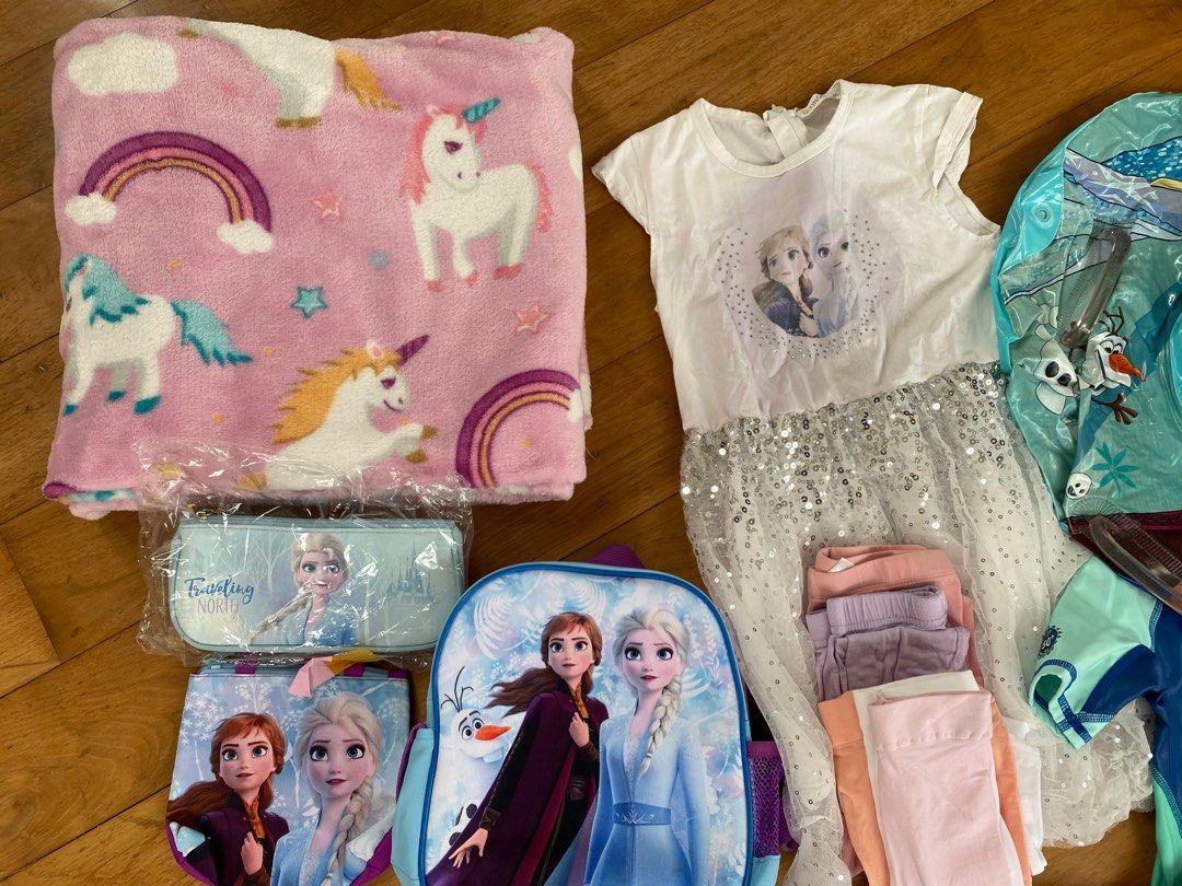 Girls clothing Elsa Frozen Encanto girl tights dress swim bundle