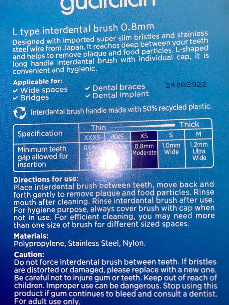 Guardian Interdental Brush, Beauty & Personal Care, Oral Care on Carousell
