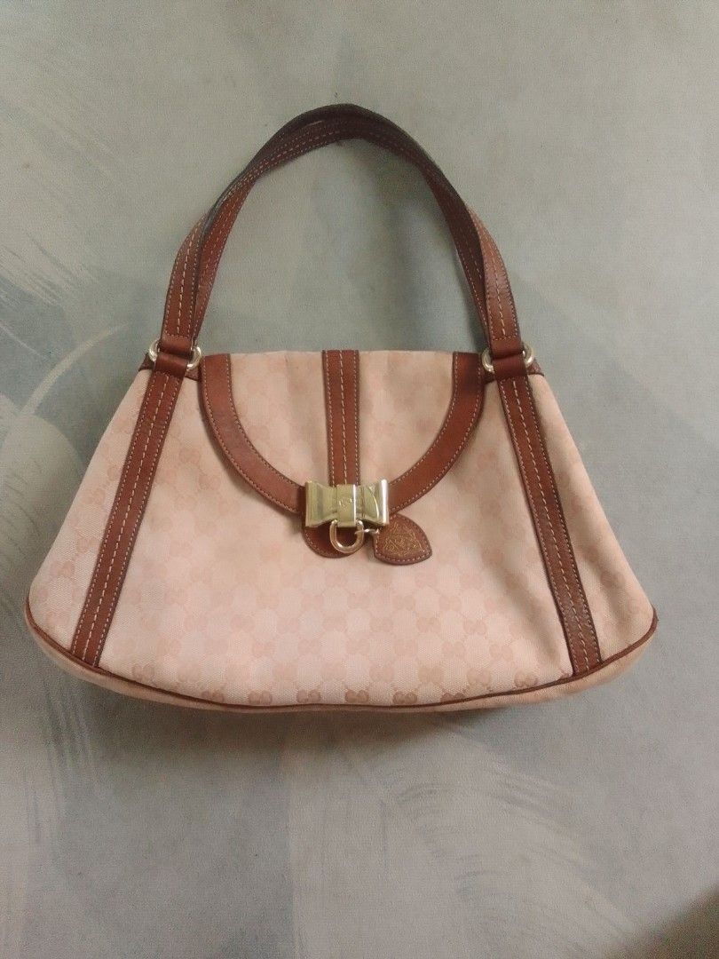 Gucci pink monogram bag deals