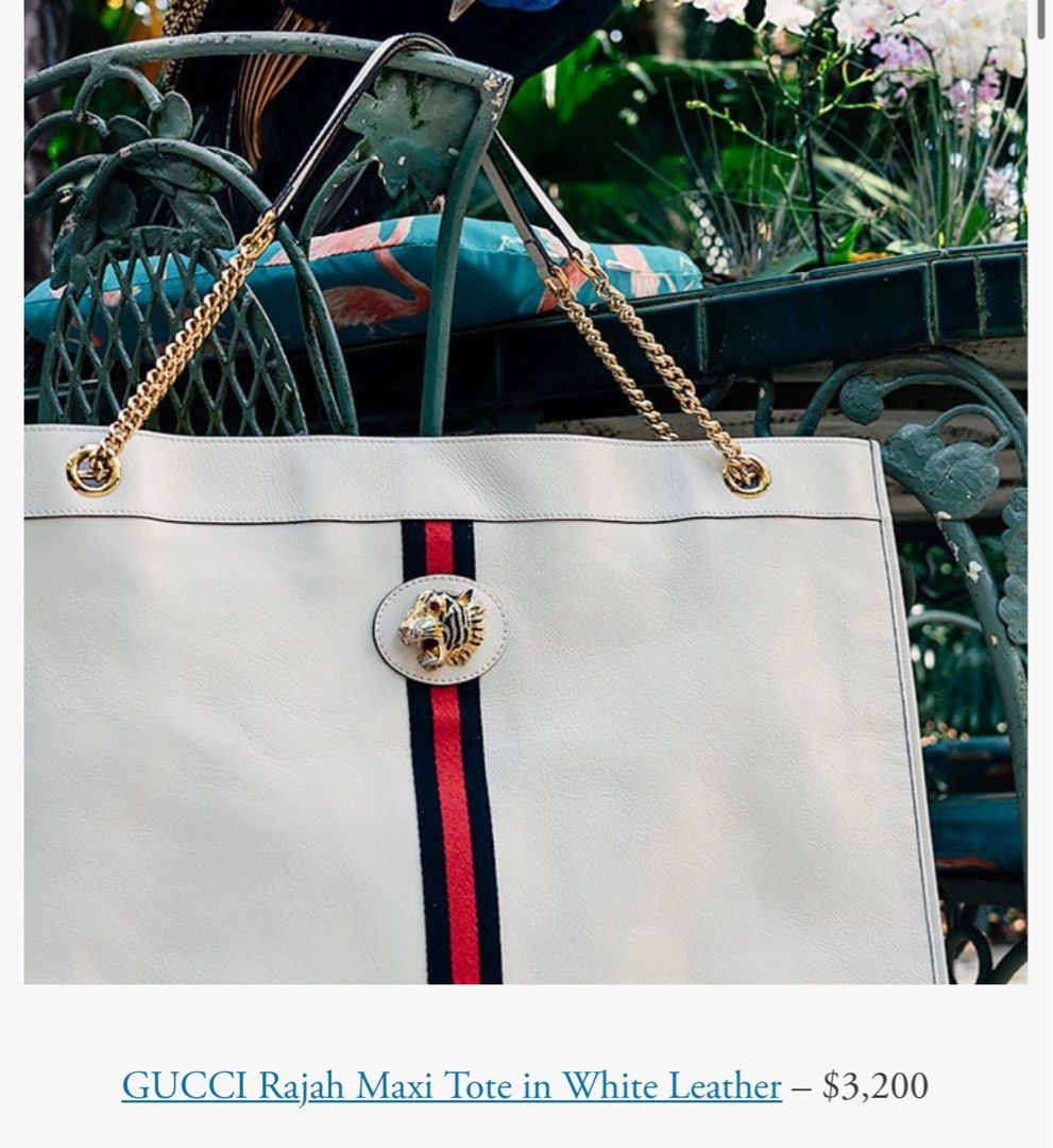 Rajah maxi tote 2025 gucci