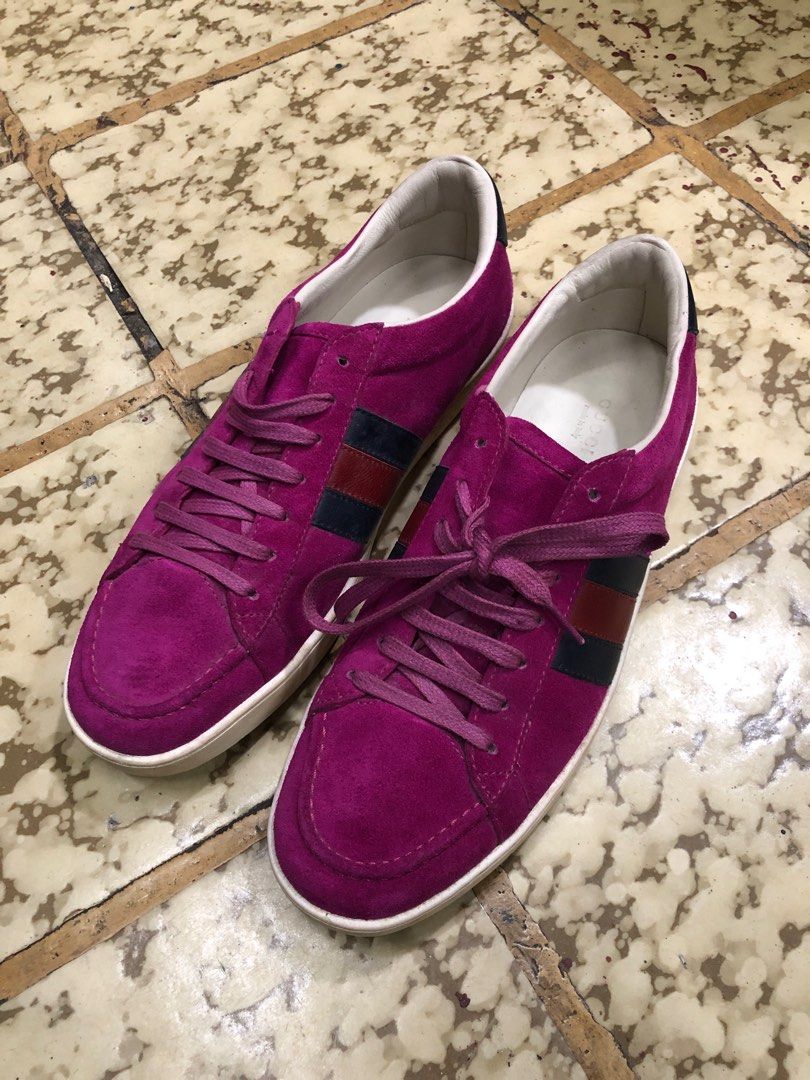Gucci pink trainers hotsell