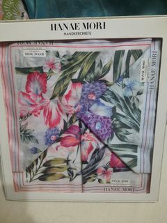 Hanae Mori handkerchief gift box 3 in 1 box Japan