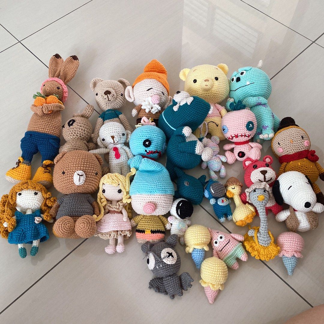 Handmade crochet toys hot sale