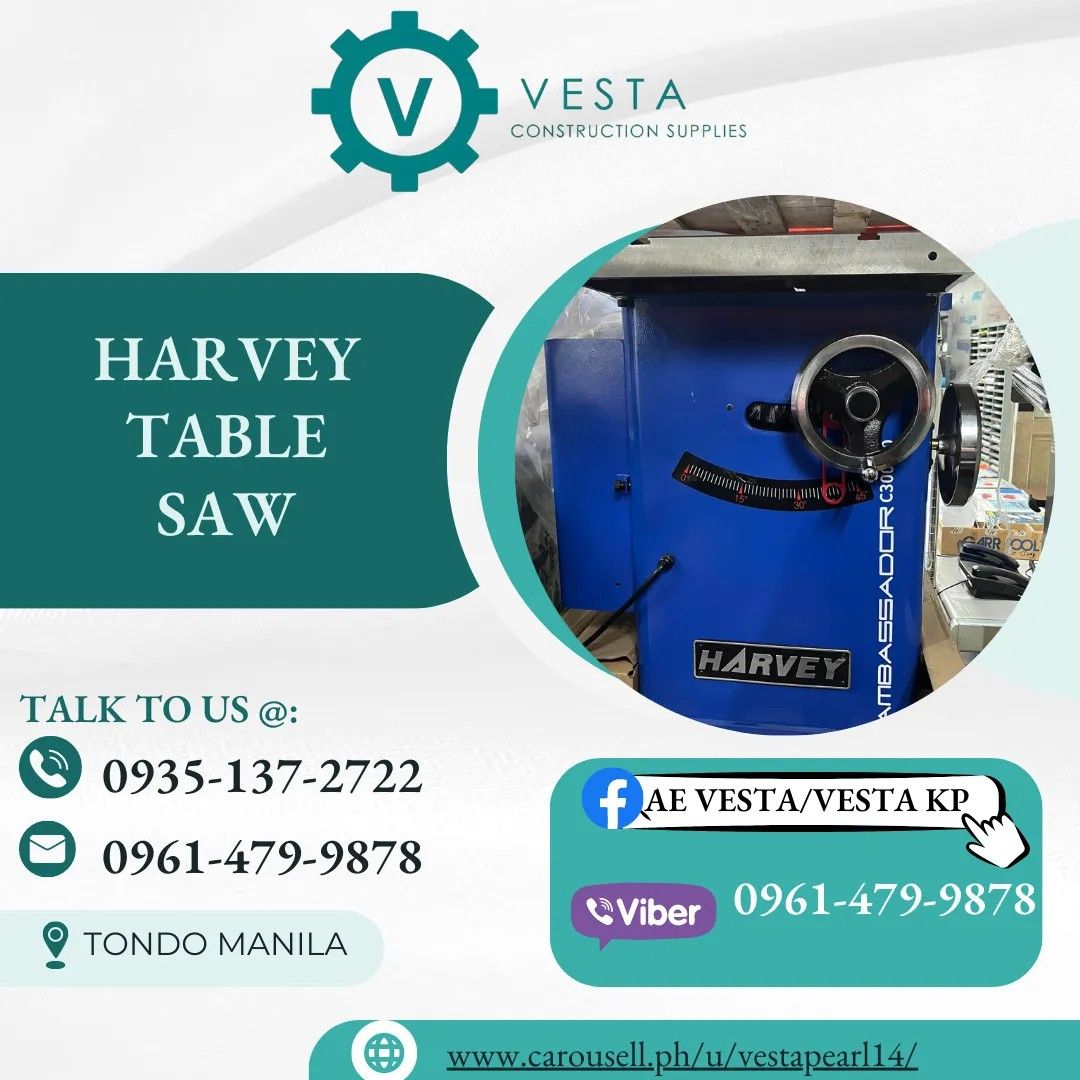Harvey table saw, Commercial & Industrial, Industrial Equipment on