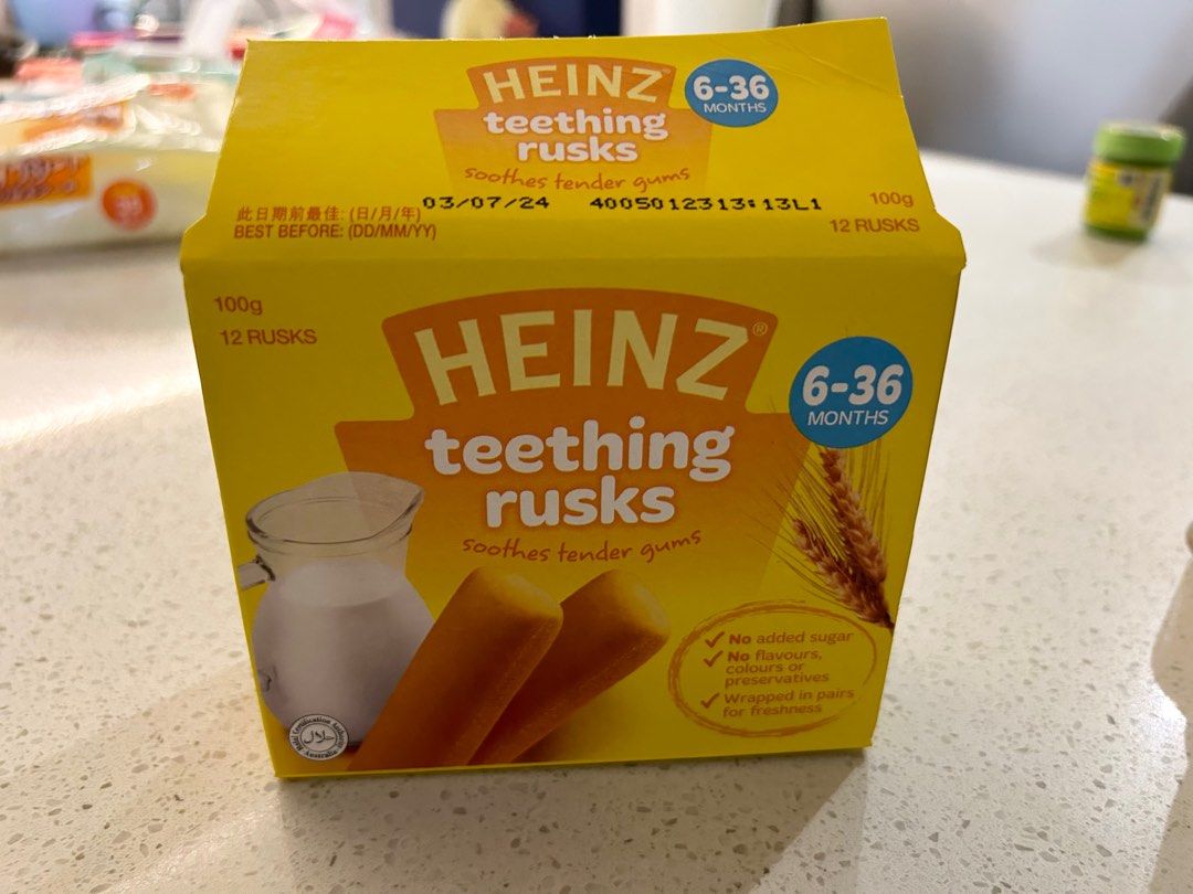 Heinz 2025 teething rusks