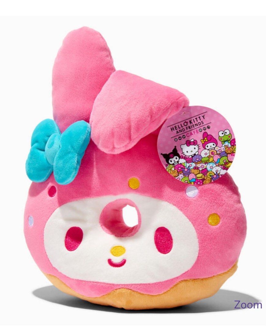 Hello Kitty Cafe kawaii Donut embroidered plush 8 Hello Kitty Kuromi keroppi Hobbies Toys Toys Games on Carousell