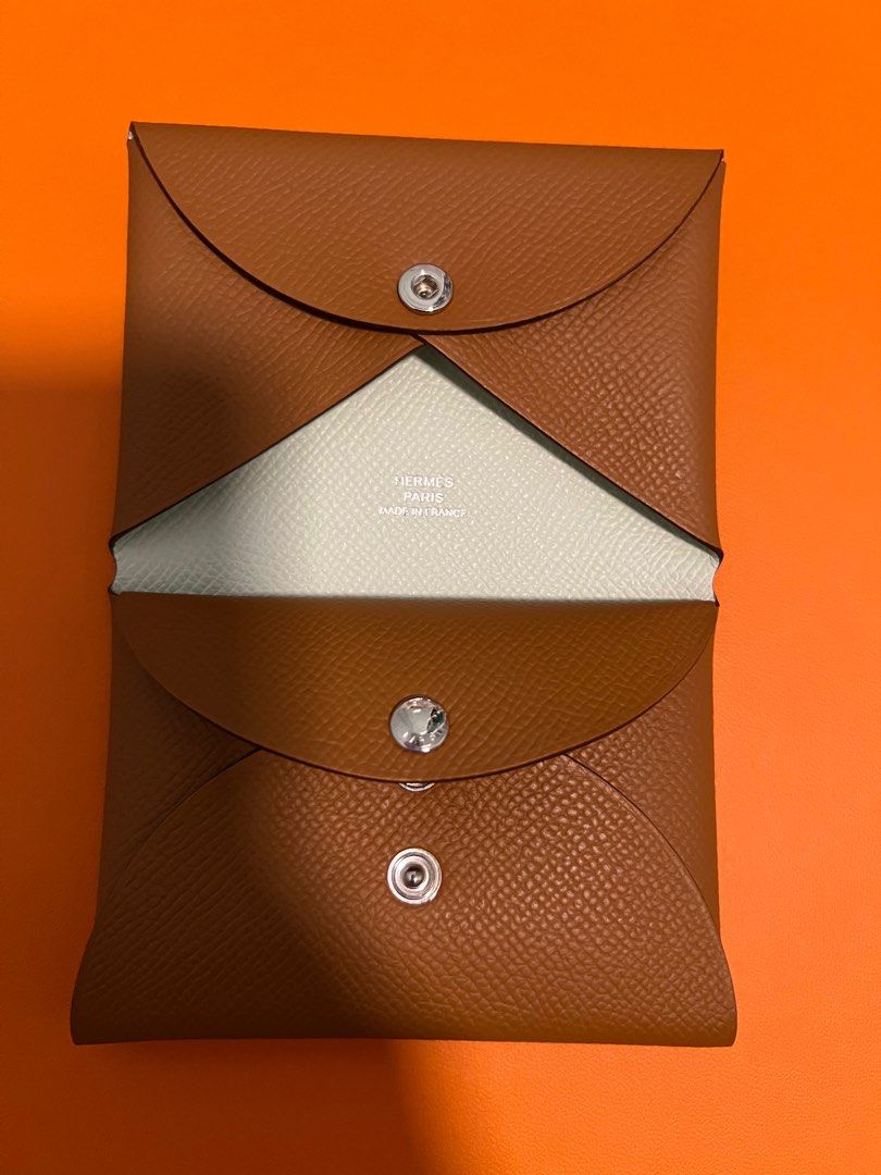 Hermes Calvi Card Holder NEW, Luxury, Bags & Wallets on Carousell