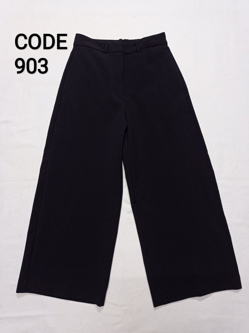 H M CONSCIOUS WOMEN SMART WIDE LEG PANTS Women s Fashion Bottoms